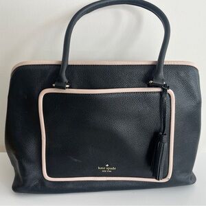 Kate Spade Black and Pink Laptop Bag